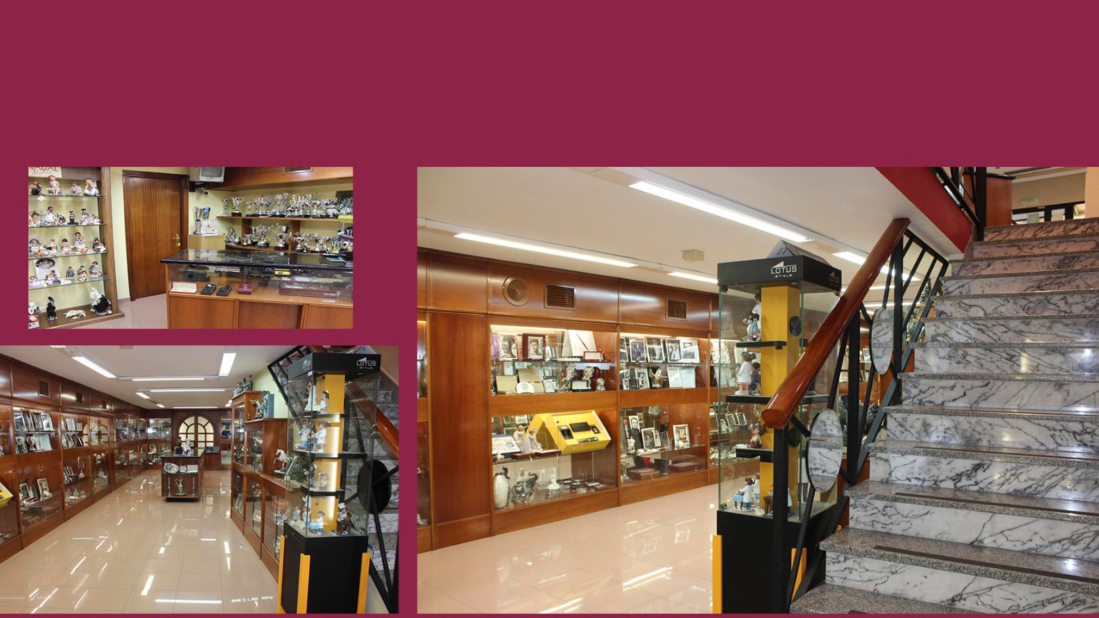 Visita nuestra planta dedicada al regalo, homenaje y trofeos deportivos.