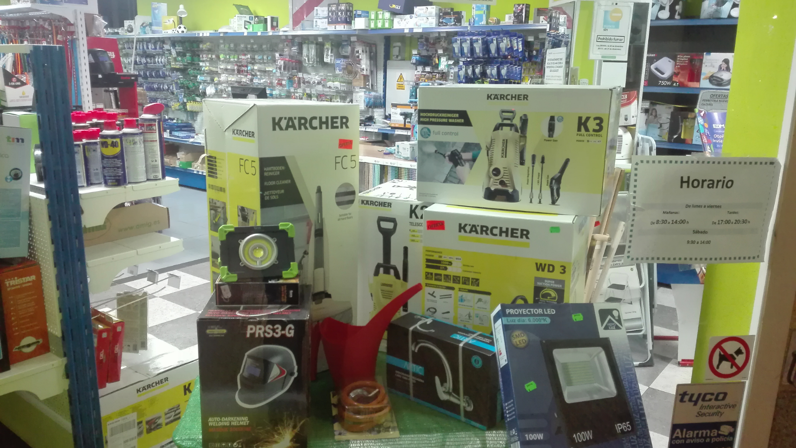 HIDROLIMPIADORAS, SOLDADURA , FOCOS LED.