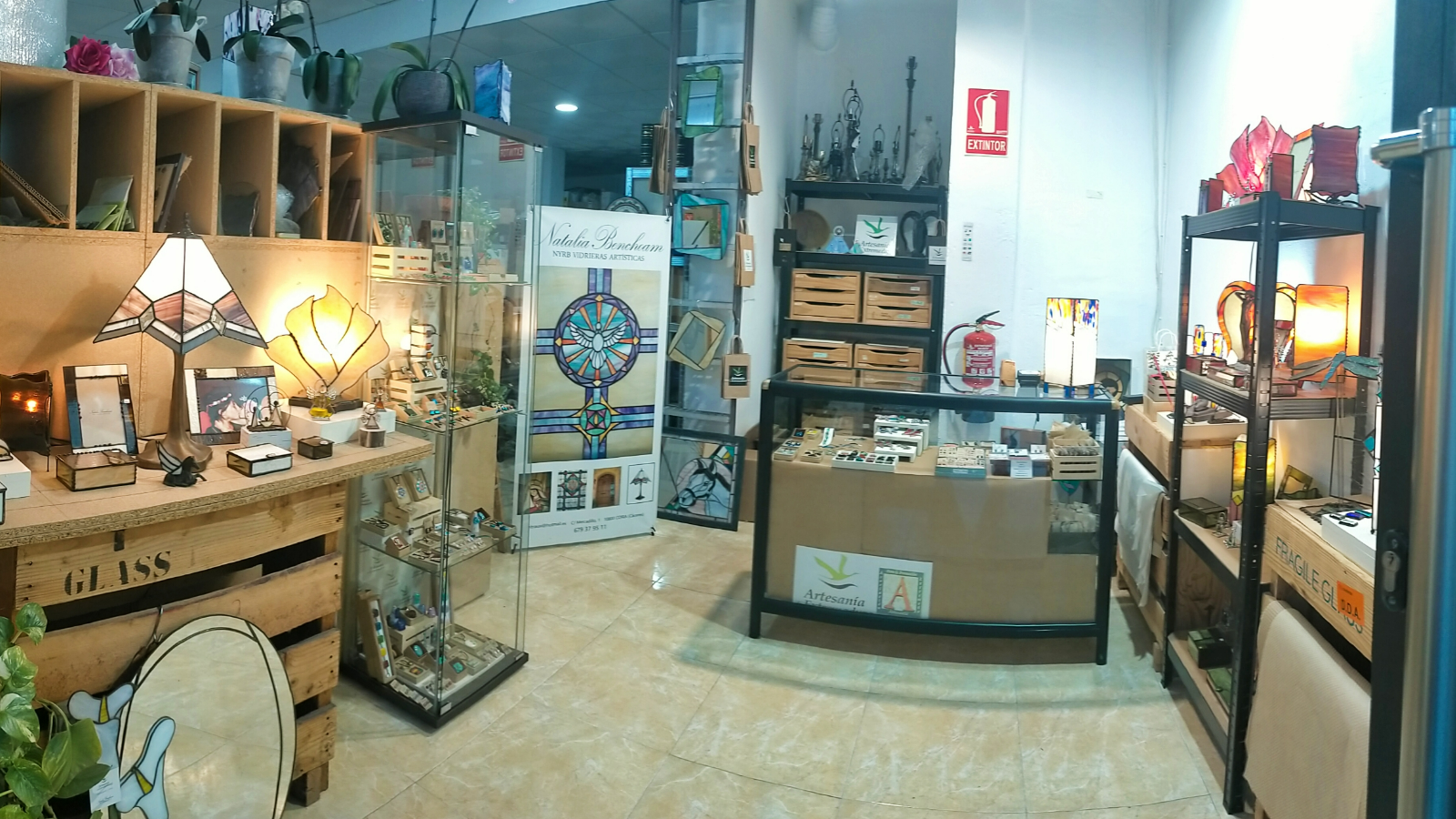 Regalos personalizados con la técnica de la Vidrieras tradicional y Vitrofusión