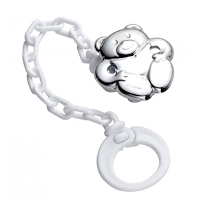 Pinza chupete plata Pedro Durán Mod Osito Leyendo 00303450