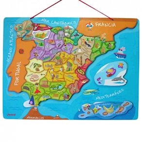 Puzzle magnético de España