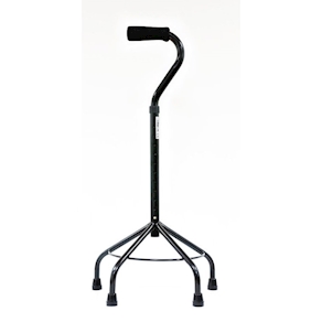 BASTON ALUMINIO CUADRIPODE