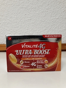 VITALITÉ 4 G ULTRA BOOST 20 COMPRIMIDOS EFERVESCENTES