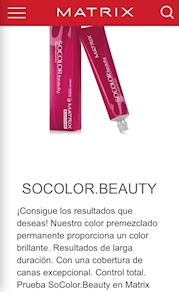 SOCOLOR.BEAUTY  9-G  MATRIX TUBOS DE 90 GRS.