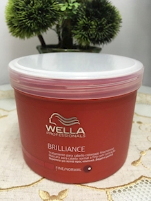 WELLA PROFESSIONALS BRILLIANCE MASCARILLA FINO-NORMAL 500 ML.