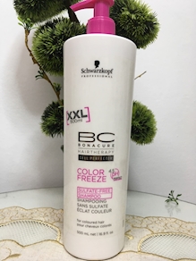 SCHWARZKOPF BC BONACURE COLOR FREEZE CHAMPÚ 500 ML.