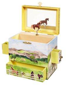 Caja de música en la granja