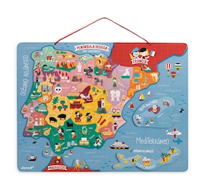 MAPA MAGNÉTICO DE ESPAÑA Y PORTUGAL
