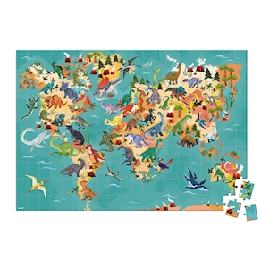 PUZLE EDUCATIVO- LOS DINOSAURIOS- 200 PZAS