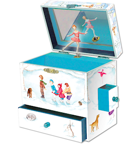 Caja de música de Patinadores