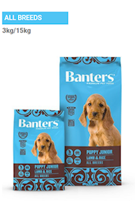 Banters Puppy Cordero 15kg Pienso para perros