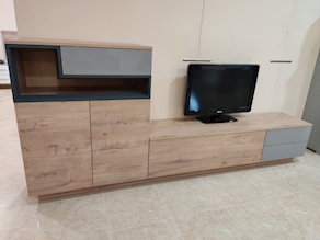 Mueble de salón con iluminación Ledd