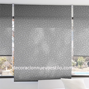 Brozas estor enrollable Jacquard de 150 x 250 gris