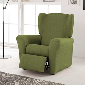 Funda de sofá elastica Begoña c/ verde  relax