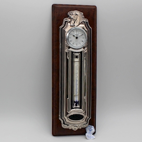 Reloj-termómetro plata Pedro Durán 109328 Mod EQUUS