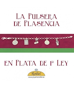 Pulsera De Plasencia En Plata De 1ª Ley