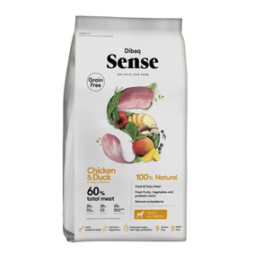 Dibaq Sense Grain Free Pollo & Pato pienso para perros 2KILOS