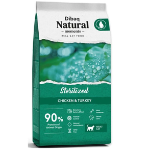 DIBAQ NATURAL MOMENTS ESTERIZADOS PAVO 7KILOS GATO