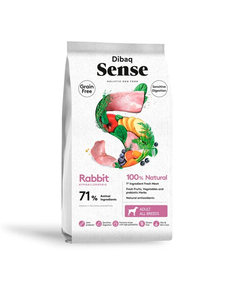 Dibaq Sense DOG Grain Free CONEJO (SENSITIVE) pienso para perros 10Kilos
