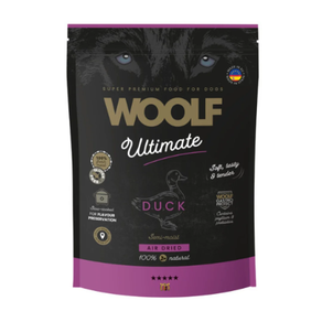 Alimento para perro Semihúmedo de Pato 1kg Woolf Ultimate